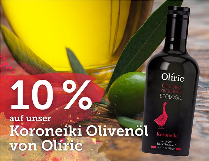 Oliric Olivenöl - 10% Rabatt bis Ende Juni