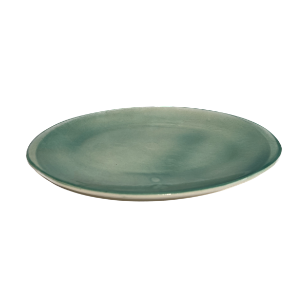 Servierplatte Oval Türkis 36 cm